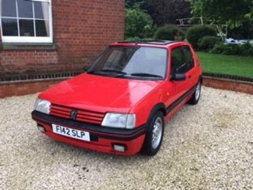 1989 Peugeot 205 GTi 1.6 No Reserve For Sale by Auction