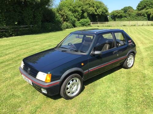 1990 Peugeot 205 GTI 1.9 Limited Edition SOLD
