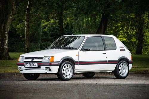 1988 Peugeot 205 GTI 1.9  For Sale by Auction