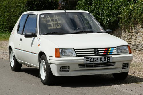 1989 Peugeot 205 Rallye LHD For Sale by Auction