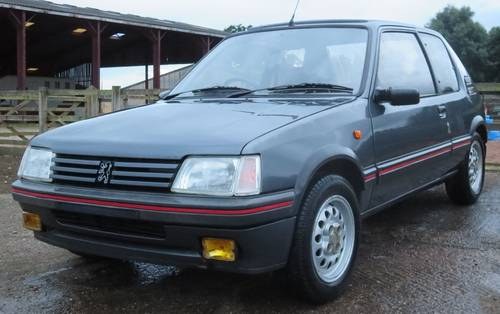 1991 Peugeot 205 Gti 1.6; 126k in original order; No Reserve VERKAUFT