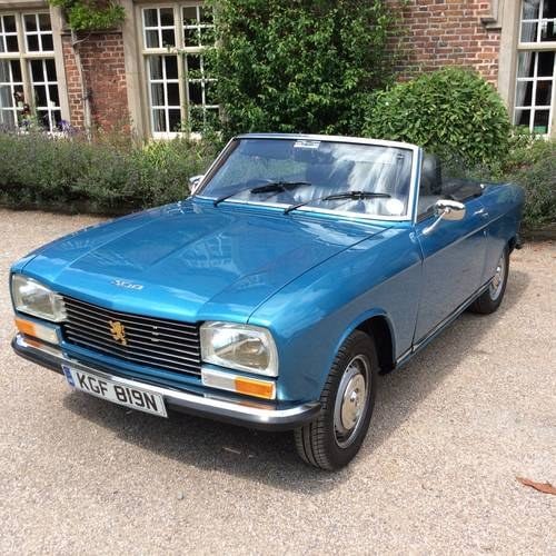 Stunning 1975 Peugeot 304S Convertible For Sale