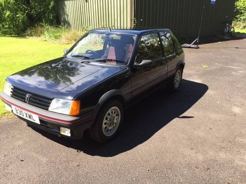 1984 Peugeot 205 GTI 1.6  Just 30,000 miles For Sale by Auction