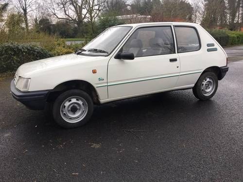SEPTEMBER AUCTION. 1991 Peugeot 205 XE For Sale by Auction