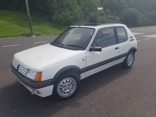 1998 1988 Peugeot 205 GTI  56,200 miles £7,000 - £9,000 For Sale by Auction