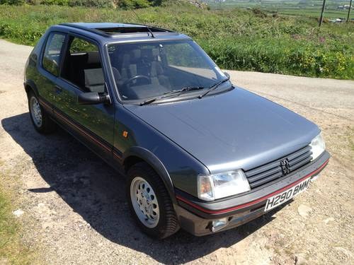 1991 PEUGOET 205 GTi  - VERY LOW MILEAGE !              For Sale