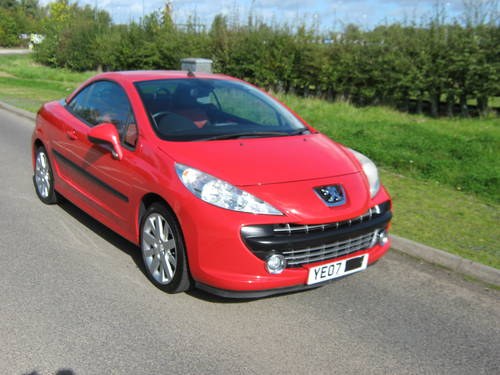 2007 PEUGEOT 207 CC GT AUTOMATIC  ONLY 6500 MILES!!! For Sale