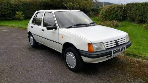 1990 Peugeot 205 Auto, 59000 Miles, 1 owner last 24 yrs For Sale