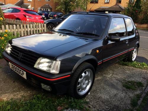 Peugeot 205 1.9 gti, black, 1992 ! ONE OF THE LAST For Sale