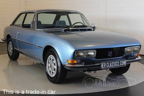 Peugeot 504 Coupe 1978 V6 blauw metallic For Sale