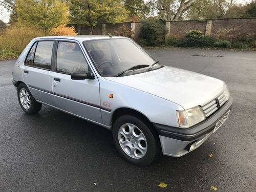 **DECEMBER ENTRY 1990 Peugeot 205 GT 1.4 For Sale by Auction
