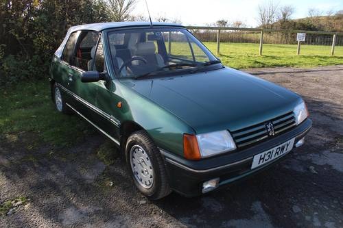 Peugeot 205 Roland Garros 1990 - To be auctioned 26-01-18 For Sale by Auction
