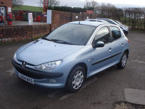 2004 PEUGEOT 206 FEVER 5 DOOR SOLD