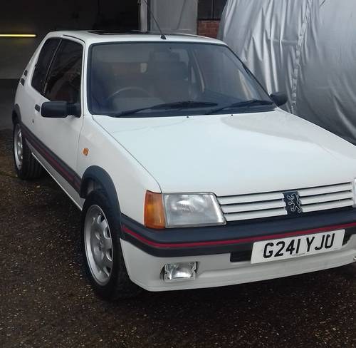 1990 Classic Peugeot 205 1.9 GTI For Sale