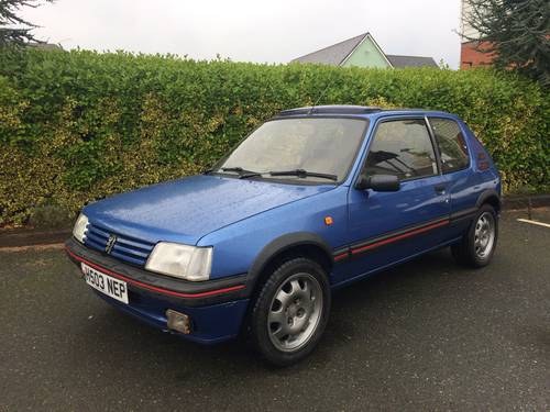 1990 Peugeot 205 GTI Miami blue For Sale