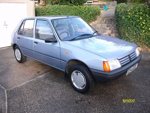 1989 PEUGEOT 205 GR - IMMACULATE CONDITION SOLD