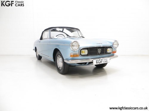 1968 A Pininfarina Peugeot 404 Cabriolet Injection SOLD