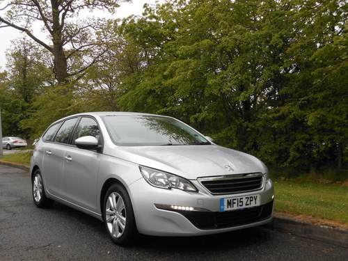 2015 Peugeot 308 1.6 HDI Active SW 92 1 Former Keeper + Free SOLD