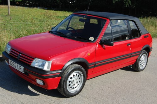 1991 PEUGEOT 205 CTi 1.6 GTi CONVERTIBLE MODERN CLASSIC LOW For Sale