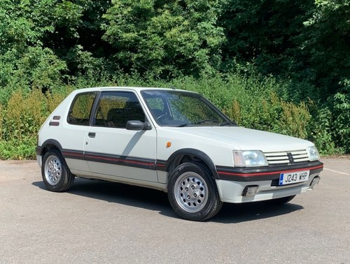 Lot No. 611 - 1992 Peugeot 205 GTi 1.6 Phase 2 For Sale by Auction