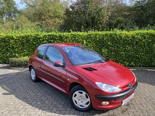 2002 An Exceptional Low Mileage Peugeot 206 1.4 HDi 1 OWNER FMDSH For Sale