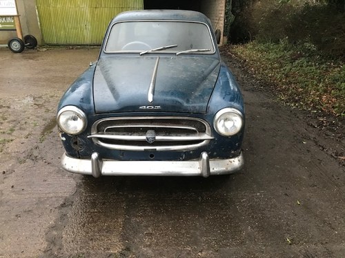 1961 Peugeot 403 right hand drive For Sale