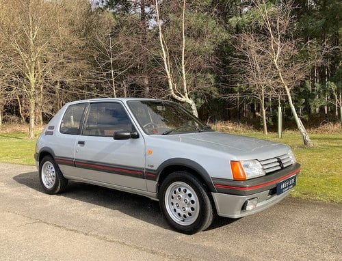 1989 Peugeot 205 GTI 1.6, showing 44,700 miles - SOLD