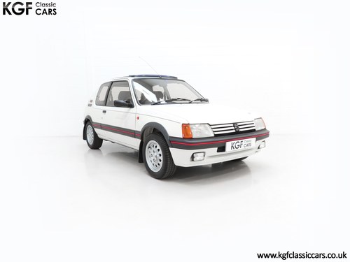1987 A Unique Phase 1 Peugeot 205 1.6 GTI with Just One Owner VENDUTO
