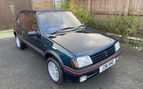 1991 Peugeot 205 Gti limited edition sorrento green restored (picture 1 of 23)