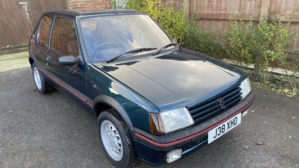 1991 Peugeot 205 Gti limited edition sorrento green restored