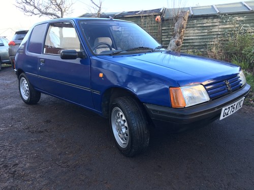 1989 Peugeot 205 XA GL Van For Sale
