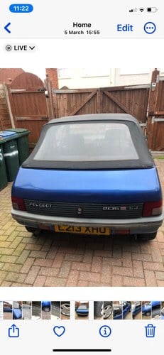 1993 Peugeot 205 Cj Junior For Sale