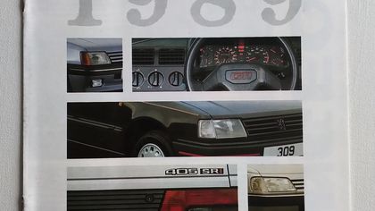 1989 Peugeot 1989 UK Range Sales Brochure
