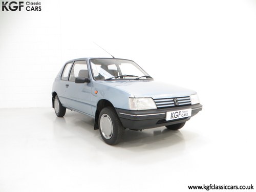 1990 A Peugeot 205 Look with Just 26,787 Miles from New. SOLD