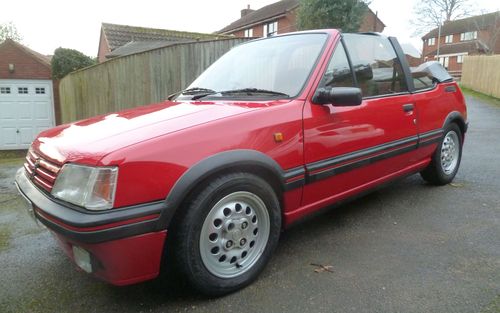 1991 Peugeot 205 CTi Convertible (picture 1 of 12)