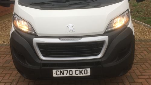 Picture of 2020 Peugeot Boxer Blue Hdi Euro 6 Dropside Flatbed LWB Van - For Sale