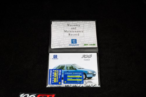 1997 Peugeot 106 Phase 2 GTI zum Verkauf (Bild 107 von 113)