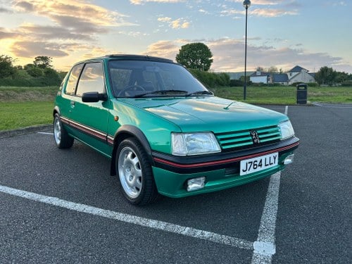 1991 Peugeot 205 GTi 1.9 Laser Green