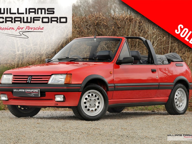 1986 (1987 MY) Peugeot 205 CTi cabriolet (Phase 1)