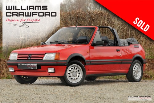 1986 (1987 MY) Peugeot 205 CTi cabriolet (Phase 1) VENDIDO
