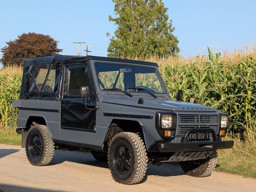1984 Peugeot P4 Mercedes G Wagon joint development