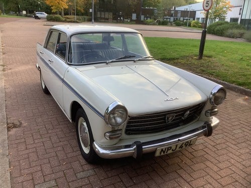Peugeot 404 1969 Iconic car R/H Drive timing out