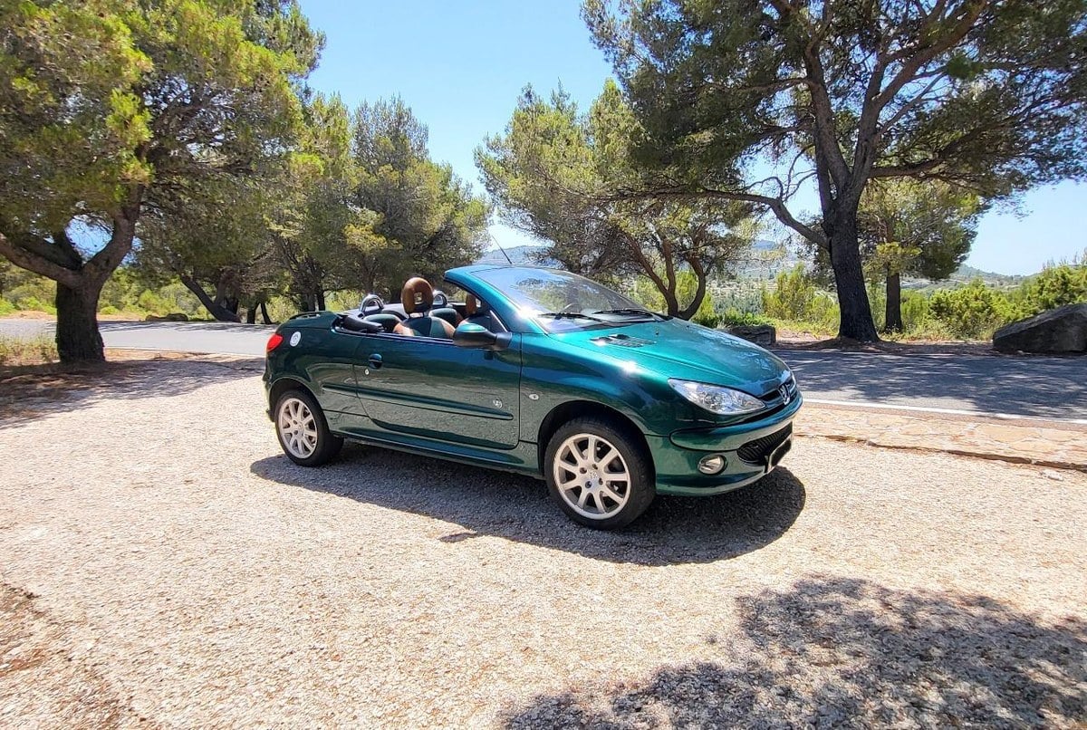 2002 Peugeot 206 CC Dark green Manual, 5 speed Left Hand Drive in ...