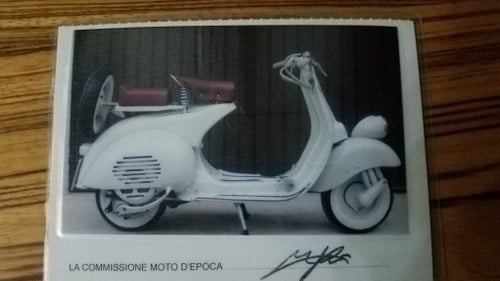 Vespa 125 year 1956 For Sale