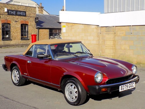 1985 PINIFARINA 124 SPIDER EUROPA SOLD