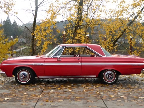 1964 Plymouth Sport Fury = Restored Red 383 Auto $34.5k For Sale