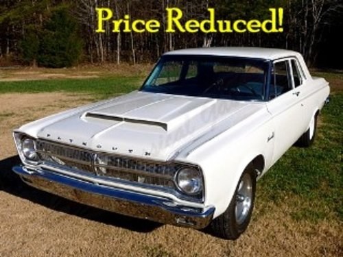 1965 Plymouth Belvedere = HEMI 426 auto Ivory -Navy $69.8k For Sale