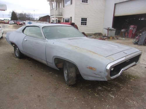 1971 Plymouth Satellite = Project Runs + Drives 383 auto $8. For Sale