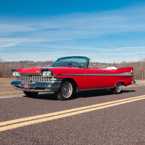 1959 Plymouth Sport Fury Convertible = Red Driver Rare $58.9 For Sale