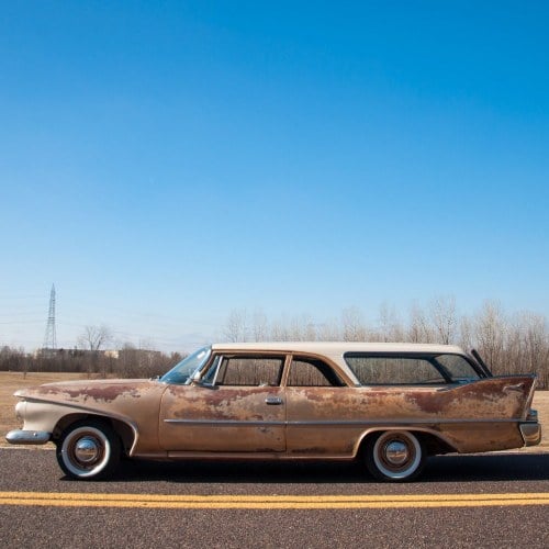1960 Plymouth Deluxe Suburban Station Wagon = Rare 1 o 5 For Sale